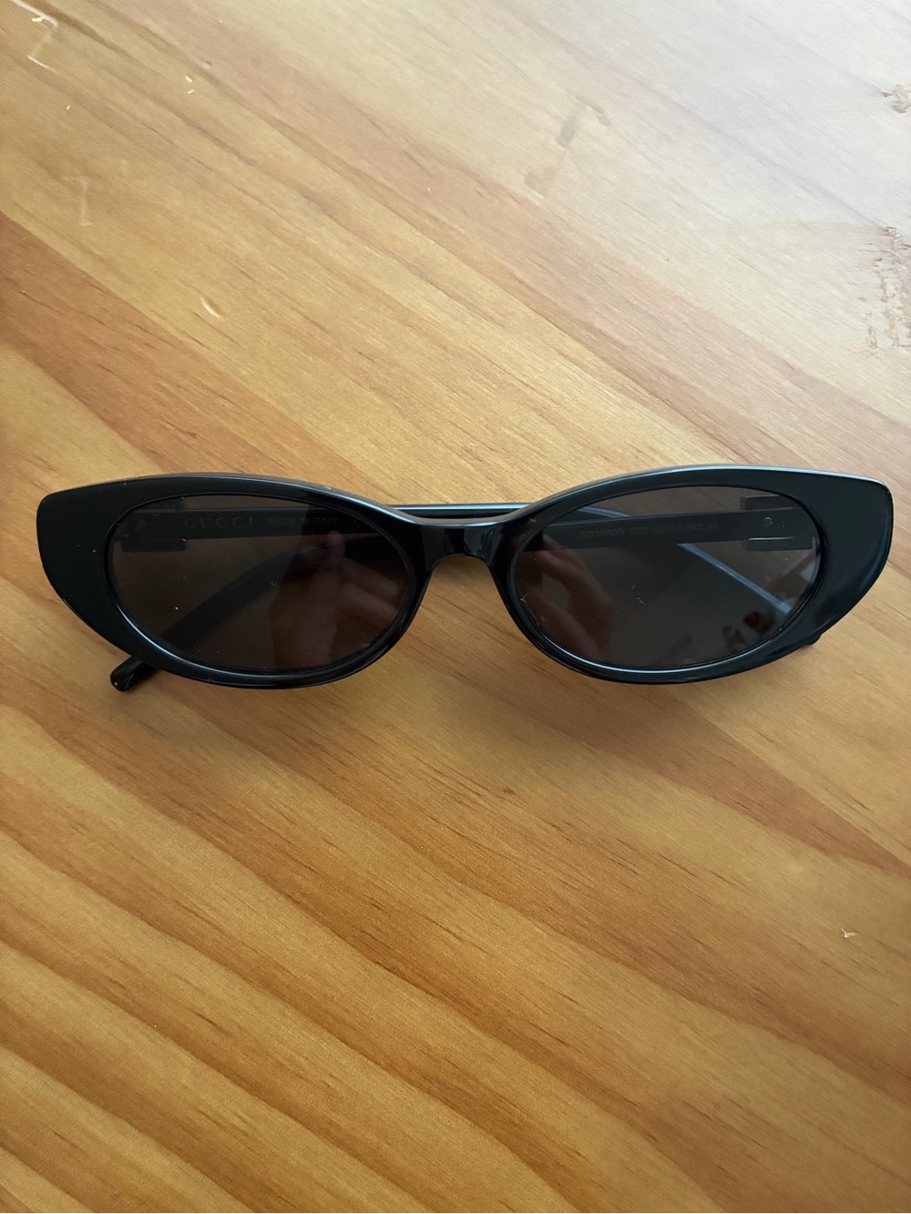 Black Cat-Eye Gucci Sunglasses - Women Accessories - Picture 5 of 9